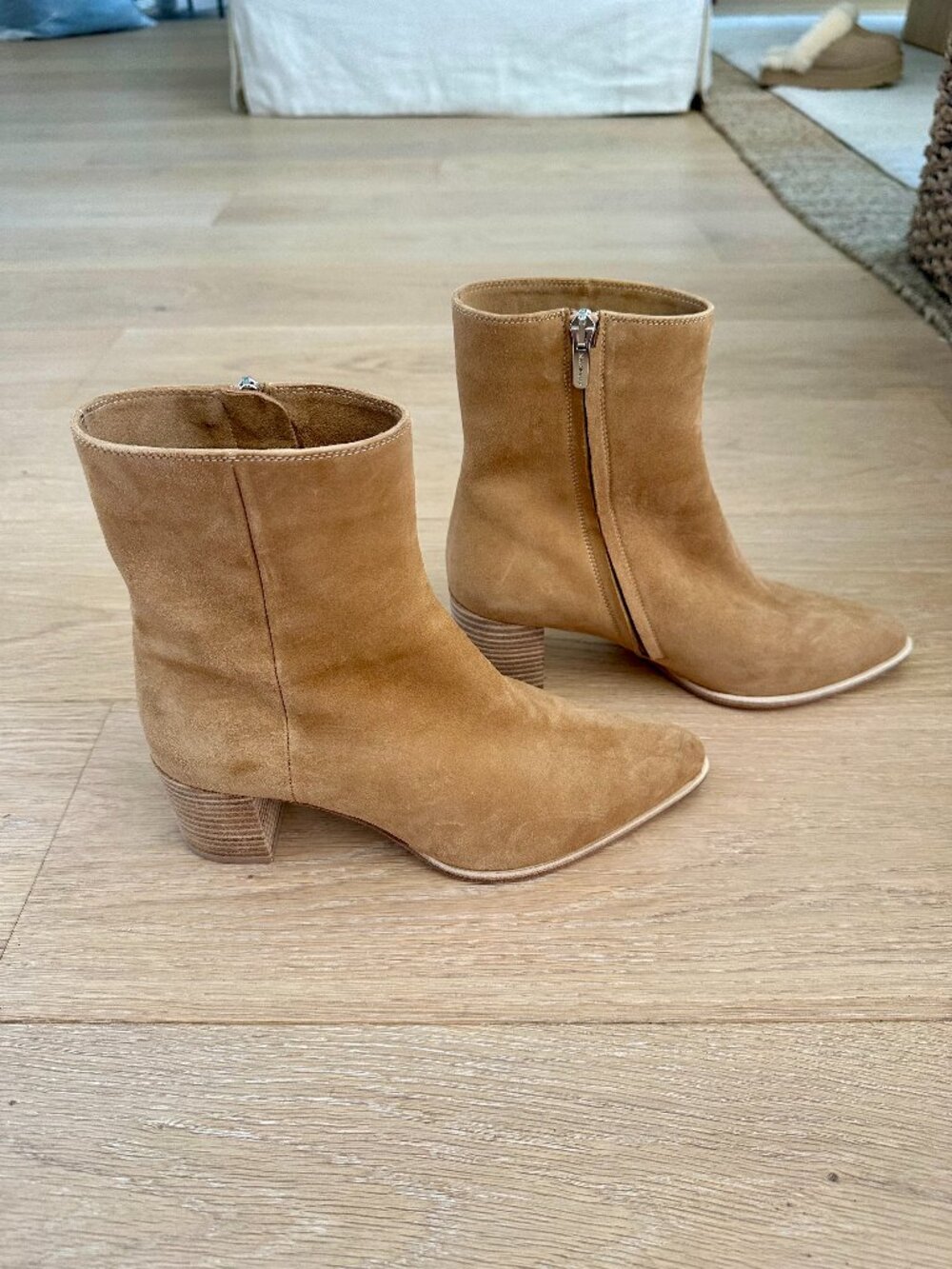Margaux Downtown Boot in Sahara Suede - Size 38EU